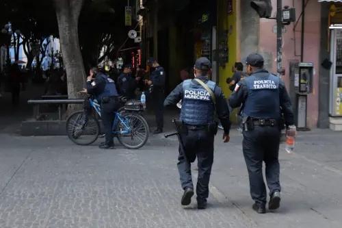 Fuerzas municipales aplican protocolos en vía pública para beneficio de la ciudadanía