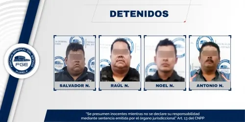 Procesan a policías de Huixcolotla y a civil detenidos por robar un tráiler;  se mantendrán presos