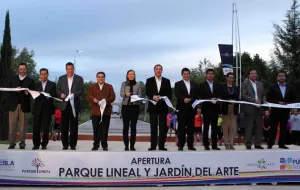 Moreno Valle inaugura Jardín del Arte