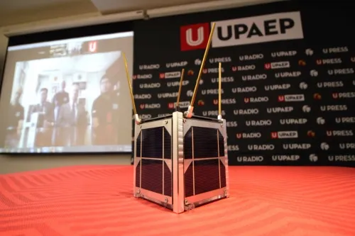 Nanosatélite AztechSat-1 de la Upaep, listo para ser lanzado en octubre