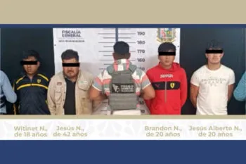 Frustra Fiscalía de Puebla extorsión y captura a cuatro presuntos integrantes de banda criminal en Acatzingo