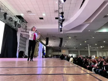 Claudia Sheinbaum expone sus logros de gobierno ante cerca de 30 mil ciudadanos en Puebla y CD. Juárez