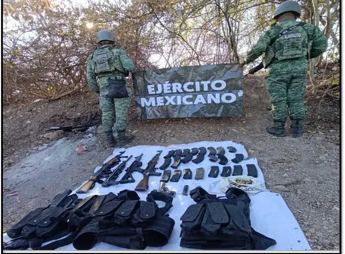 Gabinete de Seguridad realizó detenciones y aseguramientos de armas de fuego y droga en distintas entidades federativas 