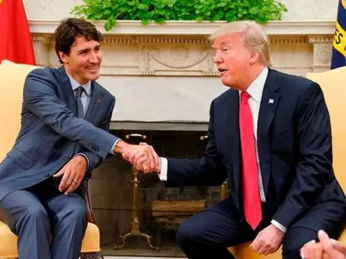 Trump plantea firmar pacto comercial con Canadá, pero sin México