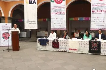 Recibe gobierno de Puebla Coordinación Regional del Programa de Desarrollo Cultural de la Huasteca