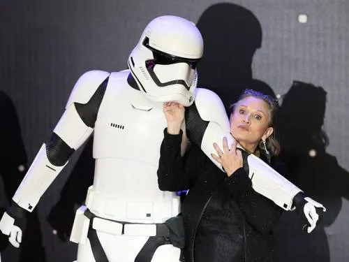 Carrie Fisher, un año de lágrimas por la princesa Leia