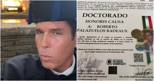 Roberto Palazuelos recibe Honoris Causa por su aporte a México