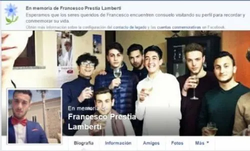 Facebook despide a Francesco, el joven asesinado por un Like