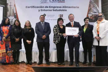 Otorga Salud “Certificación Empresa Alimentaria y Entorno Saludable” a 18 compañías del estado