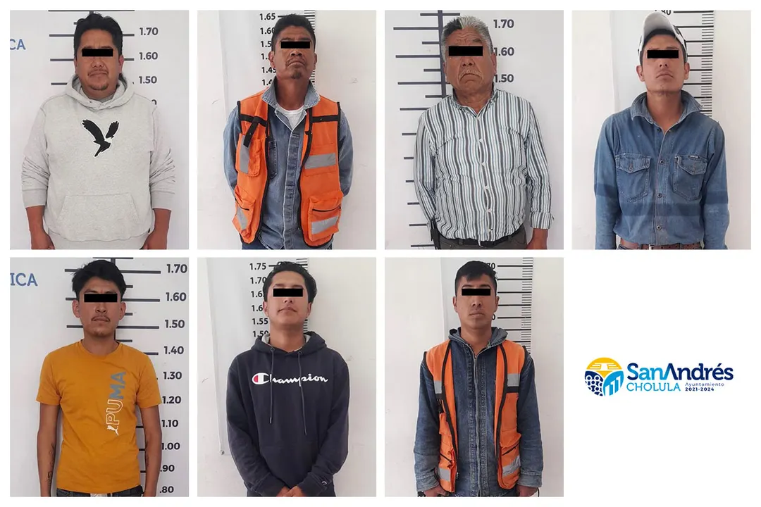 San Andres Cholula Detenidos Robo