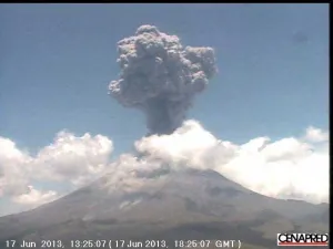 Explosión del Popo generó columna eruptiva de 4 kilómetros