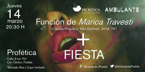 Filme y fiesta de clausura de Gira de Documentales Ambulante en Profética
