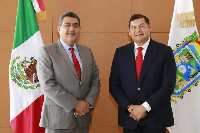 Sergio Salomón y Alejandro Armenta