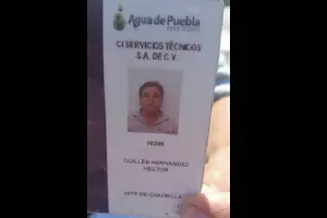 Ratero se hace pasar por empleado de Agua