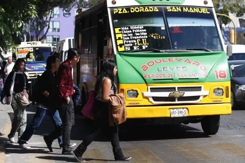 Transporte Público no regresará a los bulevares 5 de Mayo, Norte y Valsequillo