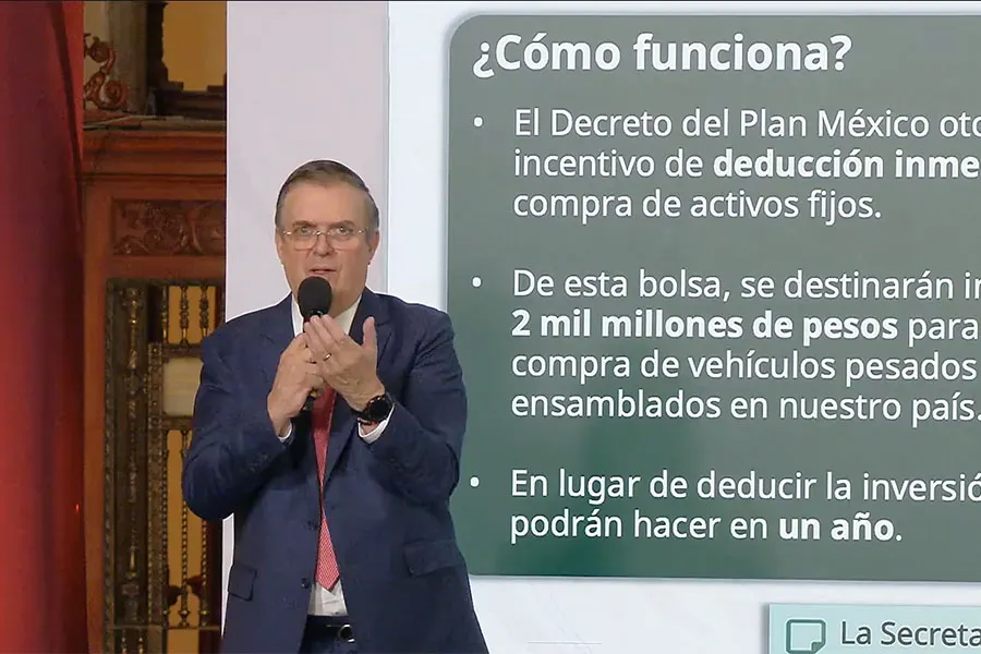 Ebrard anuncia Programa de Atención Inmediata para Vehículos Pesados: 2 ...