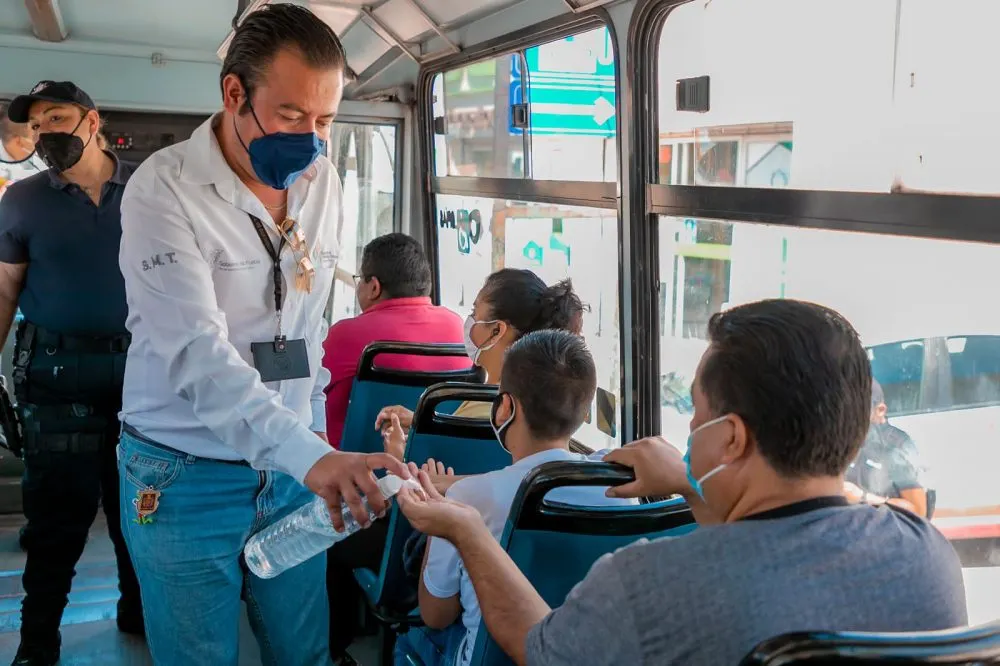 Supervisa SMT cumplimiento de protocolos sanitarios en el transporte público