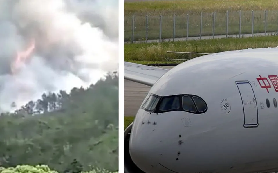 Un avión se estrella en China con 132 personas a bordo