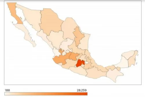 2019, el año más violento del que se tenga registro con 35 mil víctimas de homicidio y feminicidio