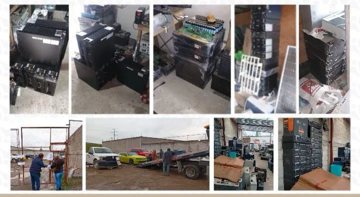 Recupera Fiscalía de Puebla 200 baterías de litio robadas, con un valor superior a los 4 millones de pesos