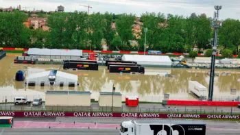 Suspenden el Gran Premio de F1 de Emilia-Romagna por inundaciones y mal tiempo