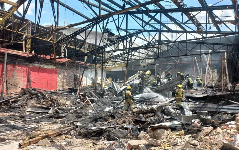 Incendio en Avenida Juárez