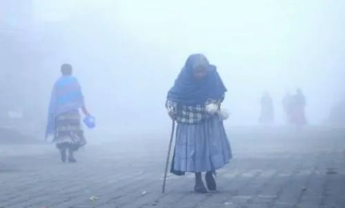 Frente frío generará bajas temperaturas en norte, noreste y centro del país