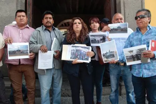 Floricultores denunciaron acoso de autoridades de Atlixco para quedarse con su predio
