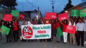 Filiberto López ganó el debate en Amozoc