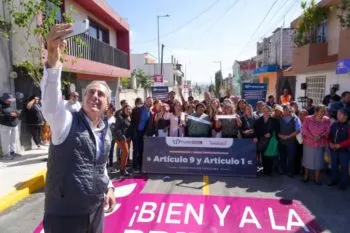 Fortalece Ayuntamiento de Puebla infraestructura vial en la colonia Constitución Mexicana