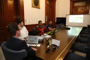 Banck revisa Atlas de Riesgos de Puebla