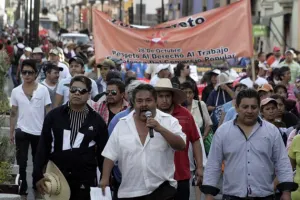 La 28 de Octubre se manifiesta en calles de la capital