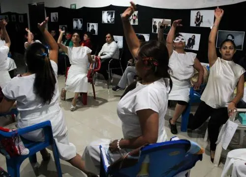 El centro de justicia para las mujeres desarrolla proyecto de arte