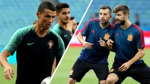 Una España en crisis se cruza con Cristiano Ronaldo