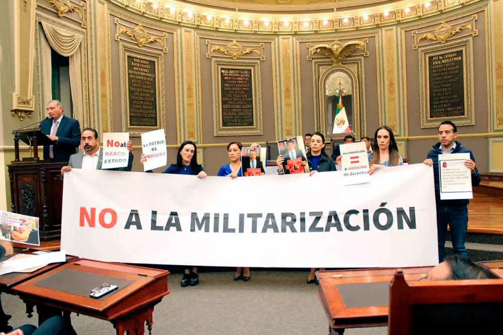 Diputados Pan Contra Militarizacion