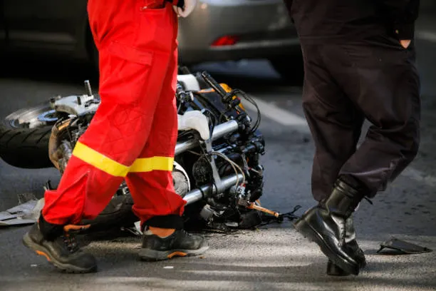 Accidente de motocicleta