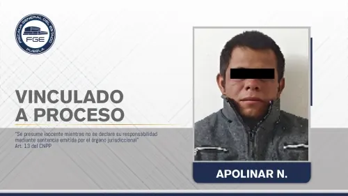 Vinculado a proceso Apolinar N., en estado de ebriedad agredió a su pareja