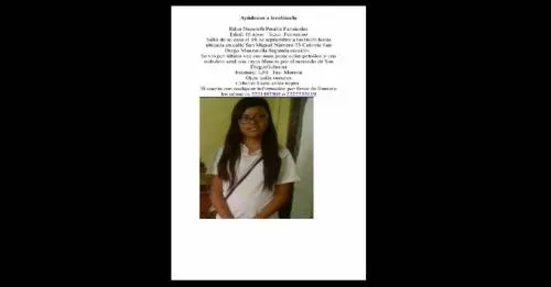 Se busca a menor desaparecida en Puebla