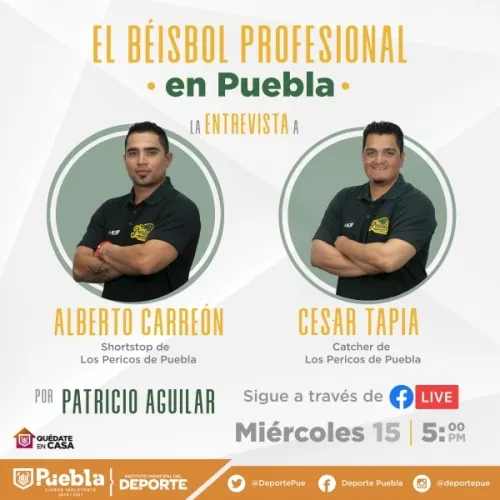 Jugadores del Club Pericos de Puebla compartirán experiencias durante confinamiento social