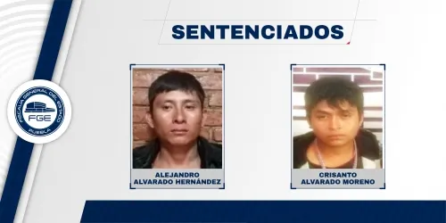Sentencia de 21 años de prisión contra dos hombres por homicidio