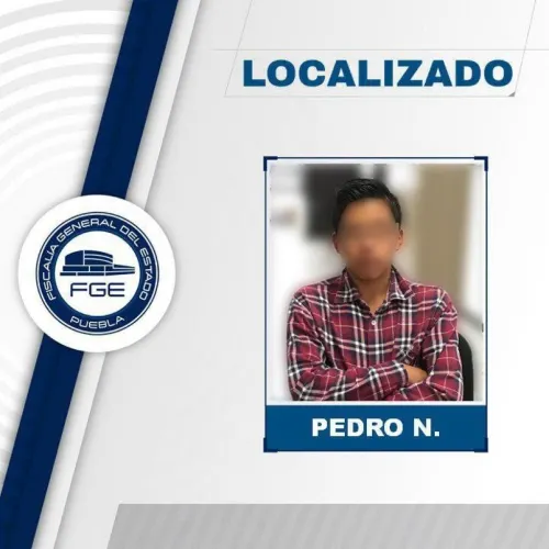 Localizó la Fiscalía de Puebla al menor Pedro, de 15 años de edad
