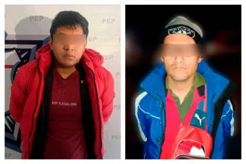 Detienen a dos sujetos que portaban un arma de fuego cerca del mercado Hidalgo