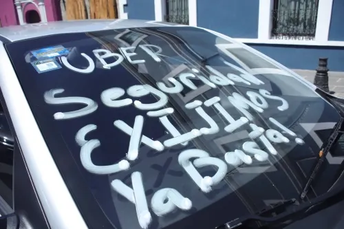 Uber se suma a la protesta del esclarecimiento del asesinato de su compañero Josué