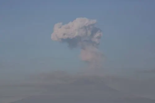 Se espera caída de ceniza en las próximas horas por actividad del Volcán Popocatépetl