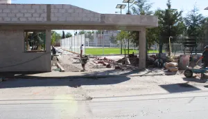 Presenta avance del 85% obra de unidad deportiva ?Ojo de Agua?