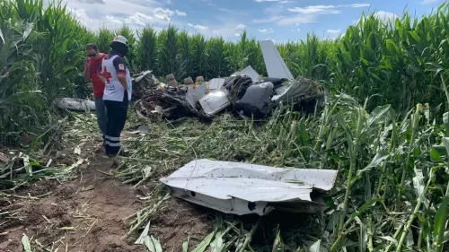 Desplome de avioneta deja al menos 4 muertos en Chihuahua
