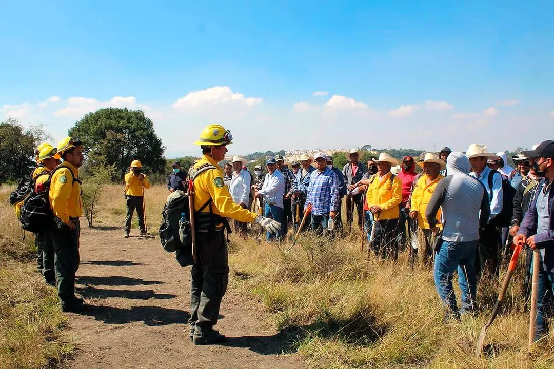 Ayuntamiento De Puebla Capacitacion Ejidatarios Incendios Forestales
