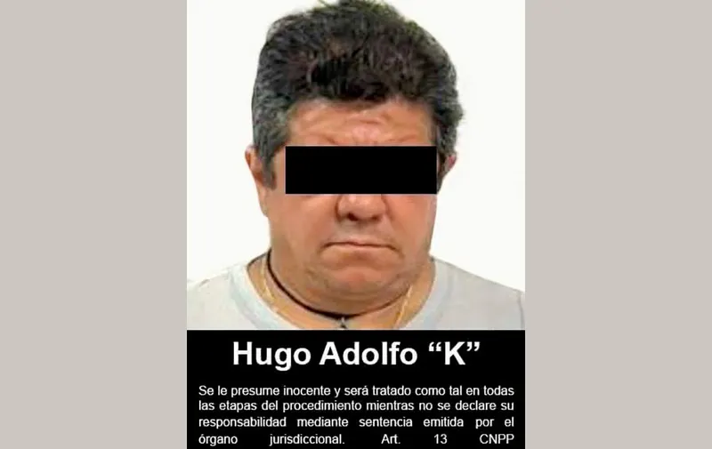Adolfo Karam Beltrán, exscretario de Seguridad Pública de Puebla, detenido en Boca del Río, Veracruz. Foto: Especial