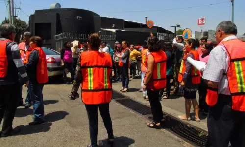 Realiza SEDESOL Puebla Simulacro de evacuación en caso de sismo