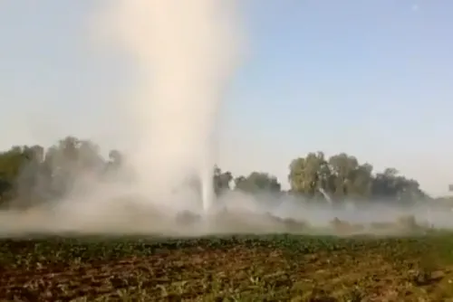 Reportan nueva fuga en ducto de Tlahuelilpan, Hidalgo